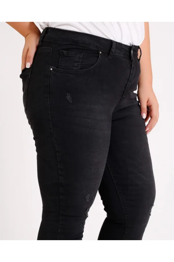 Lazer Yırtıklı Kot Pantolon 526-03-(48-54) Lazer Yırtıklı Kot Pantolon 526-03-(48-54)
