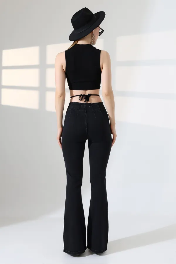 Pensli İspanyol Kot Pantolon  7021-23-(27-30-4)