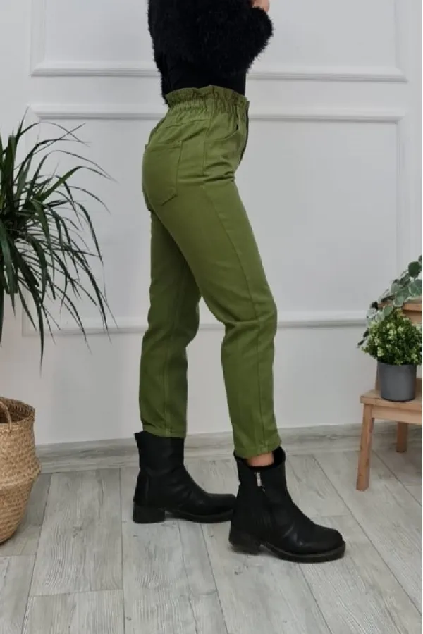 Beli Lastikli Kot Pantolon  759-74-(27-32)