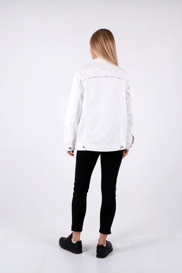 Taşlı Kot Ceket 625-50-(S-XL-6) Taşlı Kot Ceket 625-50-(S-XL-6)