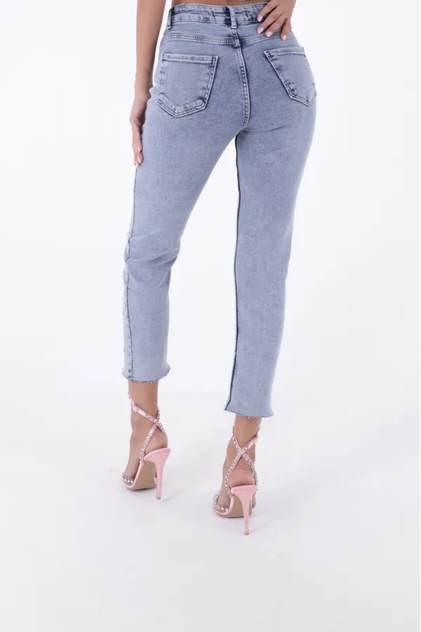 Droplu Mom Fit Pantolon  1724-08-(27-32)