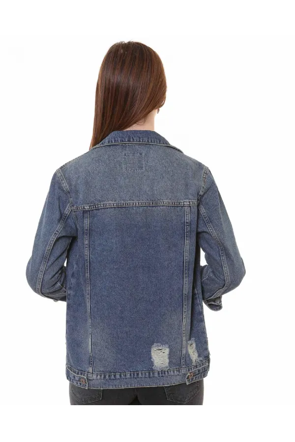 Kısa Kot Ceket 641-62-(S-XL-6) Kısa Kot Ceket 641-62-(S-XL-6)