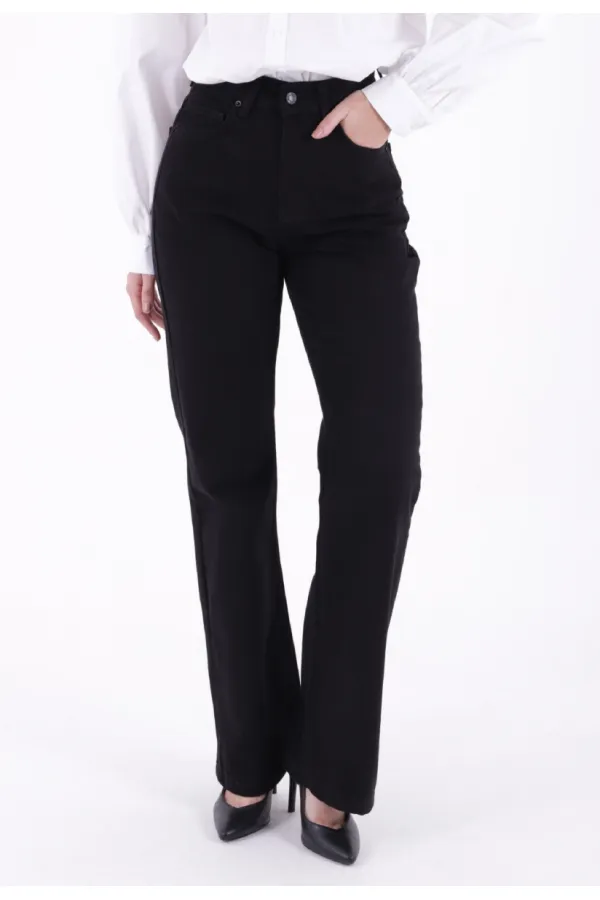 Relax Palazzo Jeans Trousers 7008-07-(27-32)
