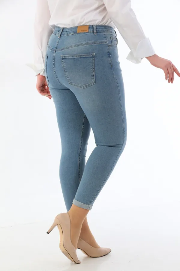 Duble Paça Kot Pantolon  520-15-(48-54)