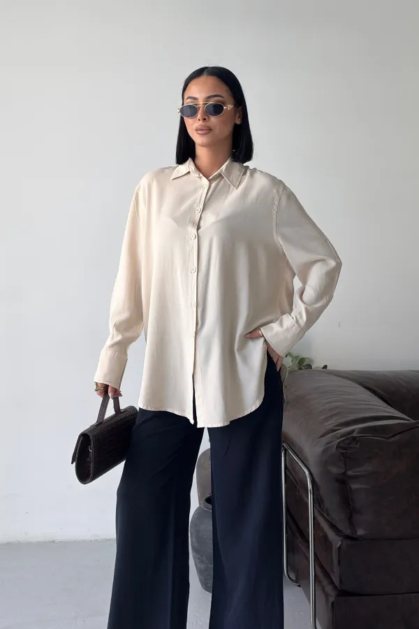 Düğmeli Gömlek HS623-65-(S-XL)