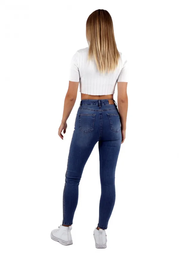 Serpmelı Kot Pantolon 727-15-(30-36) Serpmelı Kot Pantolon 727-15-(30-36)