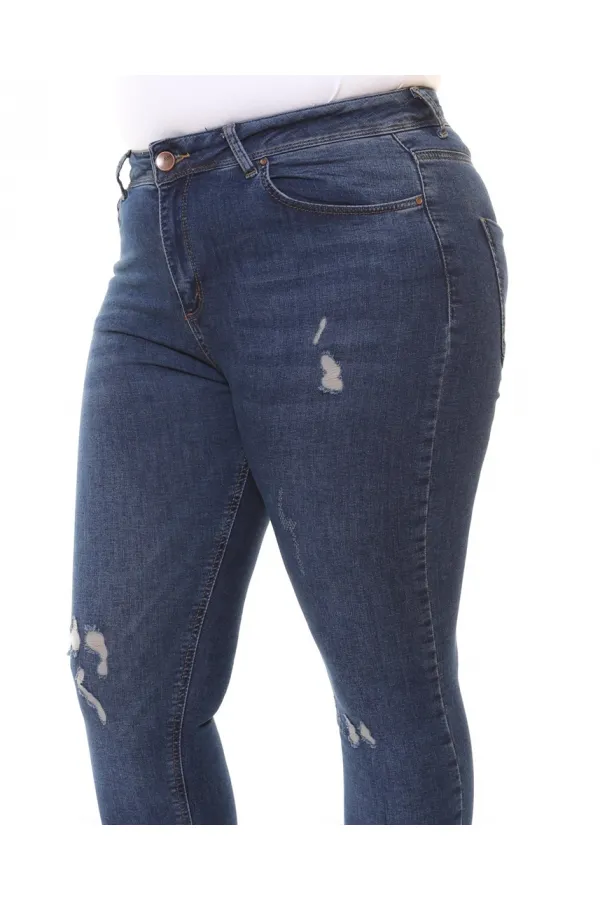 Az Yırtıklı Skinny Kot Pantolon 826-01-(30-36) Az Yırtıklı Skinny Kot Pantolon 826-01-(30-36)