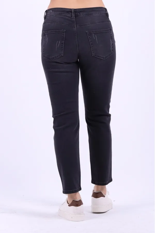 Boyfriend Yırtıklı Yamalı Kot Pantolon 899-03-(27-32) Boyfriend Yırtıklı Yamalı Kot Pantolon 899-03-(27-32)