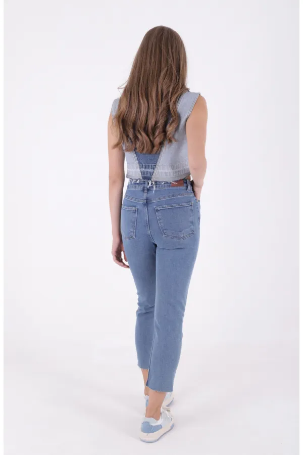 Dikişsiz Paça Mom Fit Kot Pantolon  764-27-(26-28)