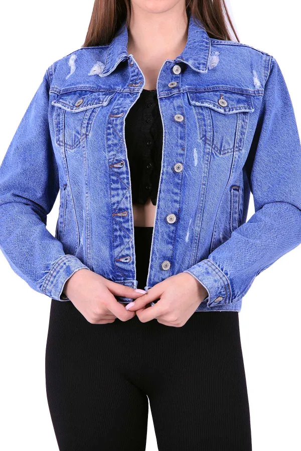 Kısa Kot Ceket  641-15-(S-XL-6)