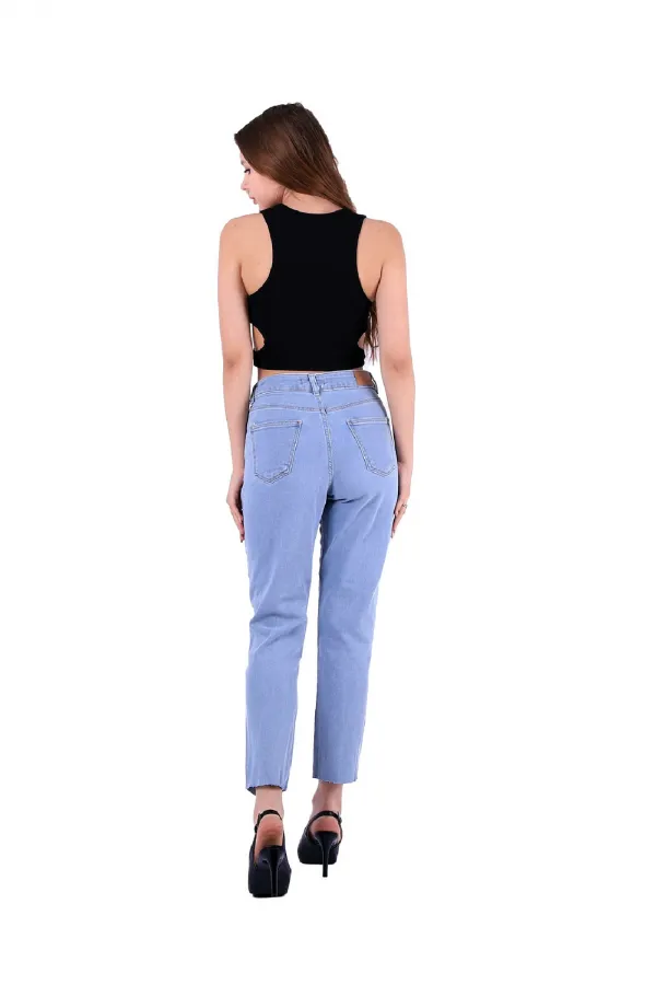 Ütü Hattı Dikişli Kot Pantolon 922-42-(27-32) Ütü Hattı Dikişli Kot Pantolon 922-42-(27-32)