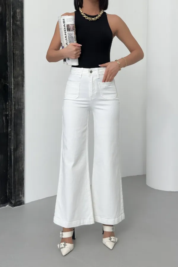 Front Pocket Detail Jeans 7079-50-(28-33)