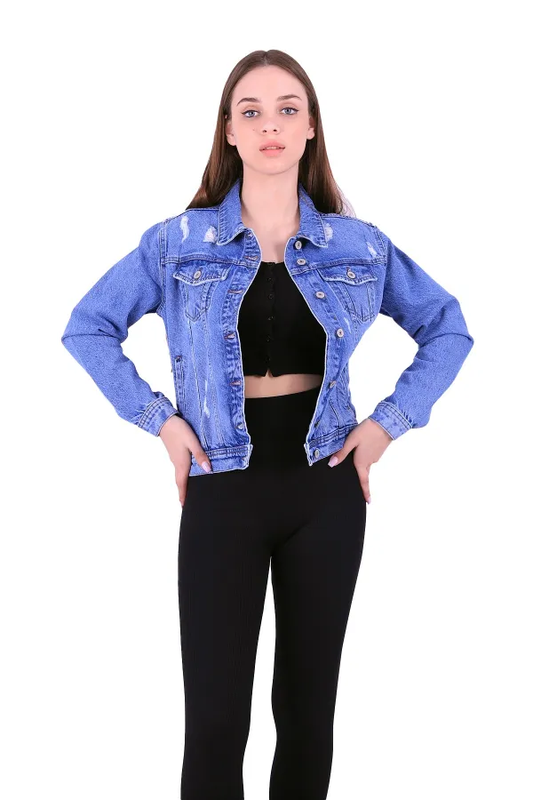 Kısa Kot Ceket  641-15-(S-XL-6)