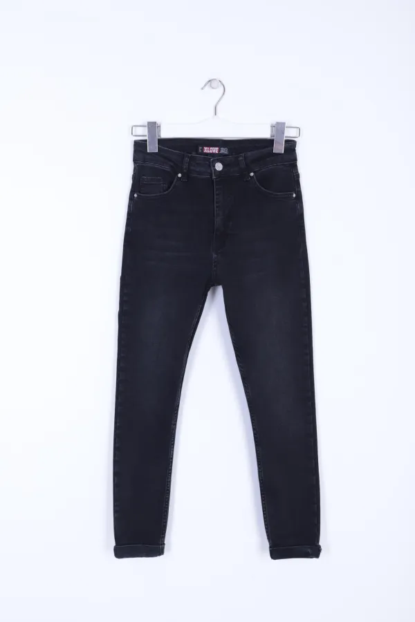 Kısa Boy Kot Pantolon 820-03-(28-33)