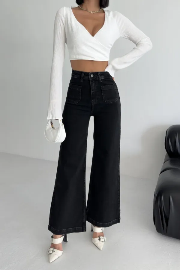 Front Pocket Detailed Jean 7079-23-(27-32) Regular Anthracite