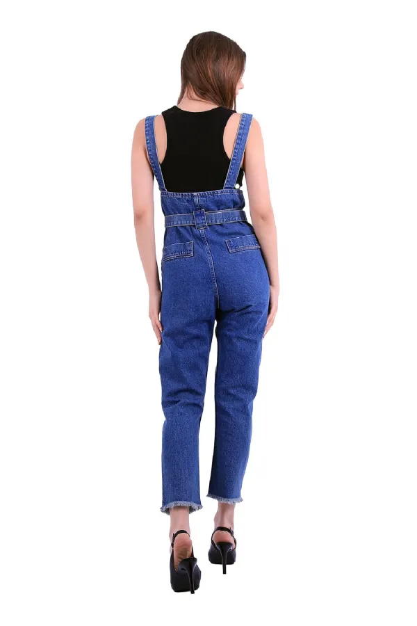 Beli Kemerli Salopet Tulum Kot Pantolon  327-02-(XS-L-6)