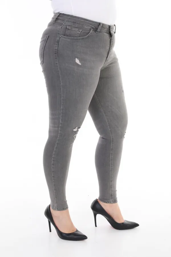 Az Yırtıklı Skinny Kot Pantolon 826-29-(30-36) Az Yırtıklı Skinny Kot Pantolon 826-29-(30-36)