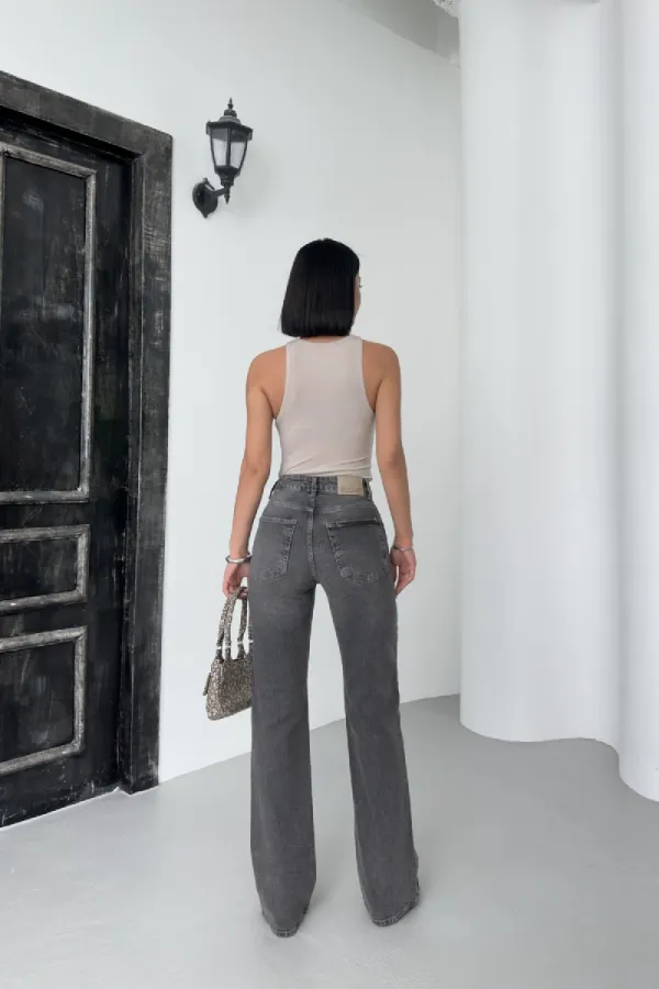 Yüksel Bel Straight Kot Pantolon 7033-29-(28-33)