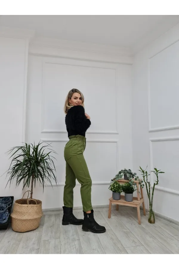 Beli Lastikli Kot Pantolon  759-74-(27-32)