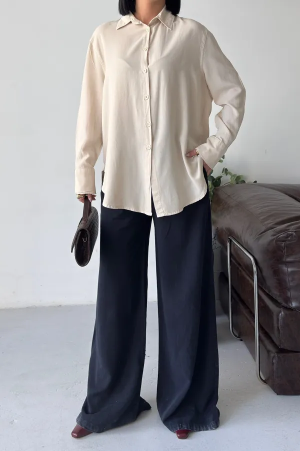 Düğmeli Gömlek HS623-65-(S-XL)