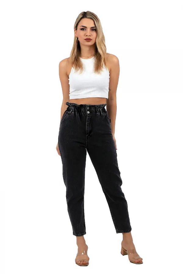 Beli Lastikli Kot Pantolon 759-33-(27-32) Beli Lastikli Kot Pantolon 759-33-(27-32)