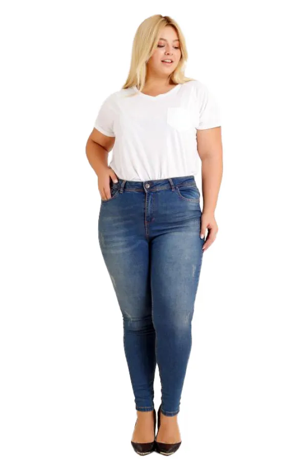 Yıpratmalı Kot Pantolon  519-02-(34-40)