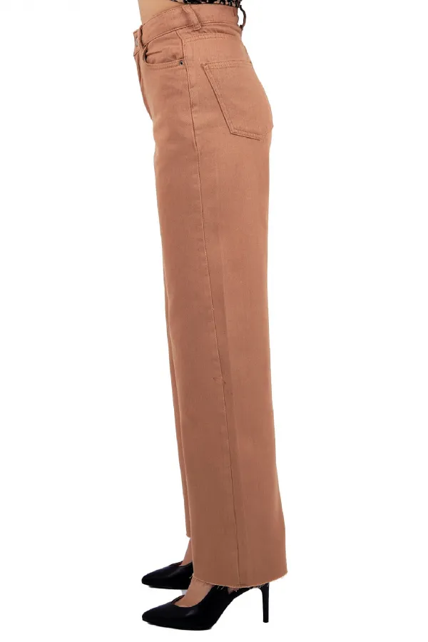 Dikişsiz Paça Bol Paça Relax Kot Pantolonlar  1740-70-(26-31)