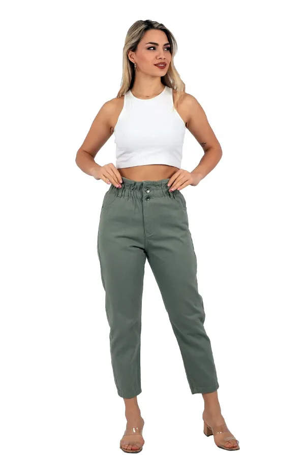 Elasticated Waist Jean 759-69-(27-32) Unripe Almond Elasticated Waist Jean 759-69-(27-32) Unripe Almond