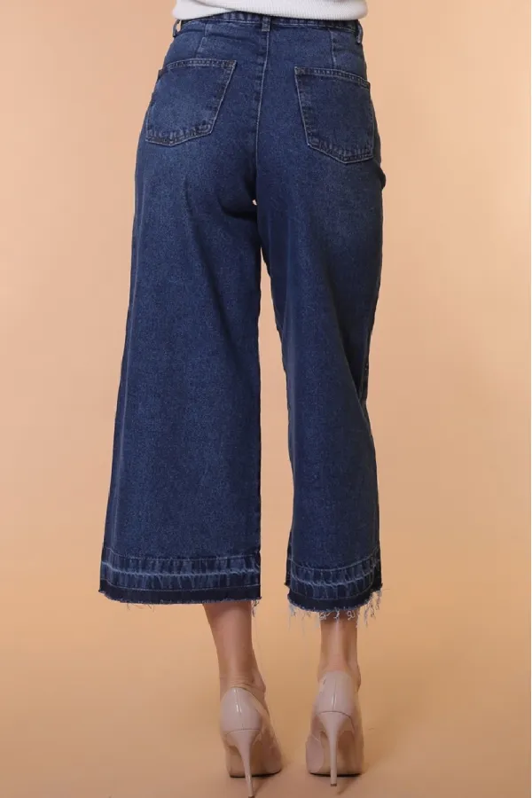 Sökük Paçalı Relax Kot Pantolon  787-01-(S-XL-6)