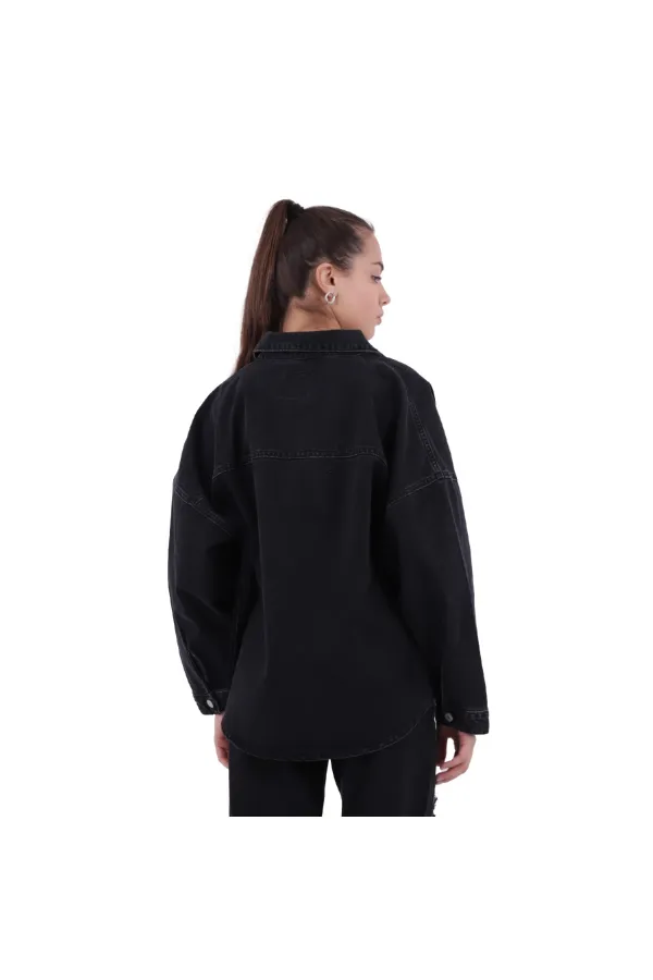 Oversize Kot Gömlek 664-23-(S+XL+4) Oversize Kot Gömlek 664-23-(S+XL+4)
