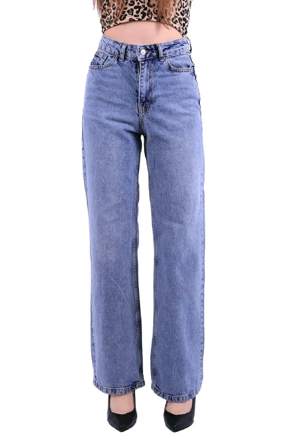 Bol Paça Relax Kot Pantolon  718-06-(26-28)