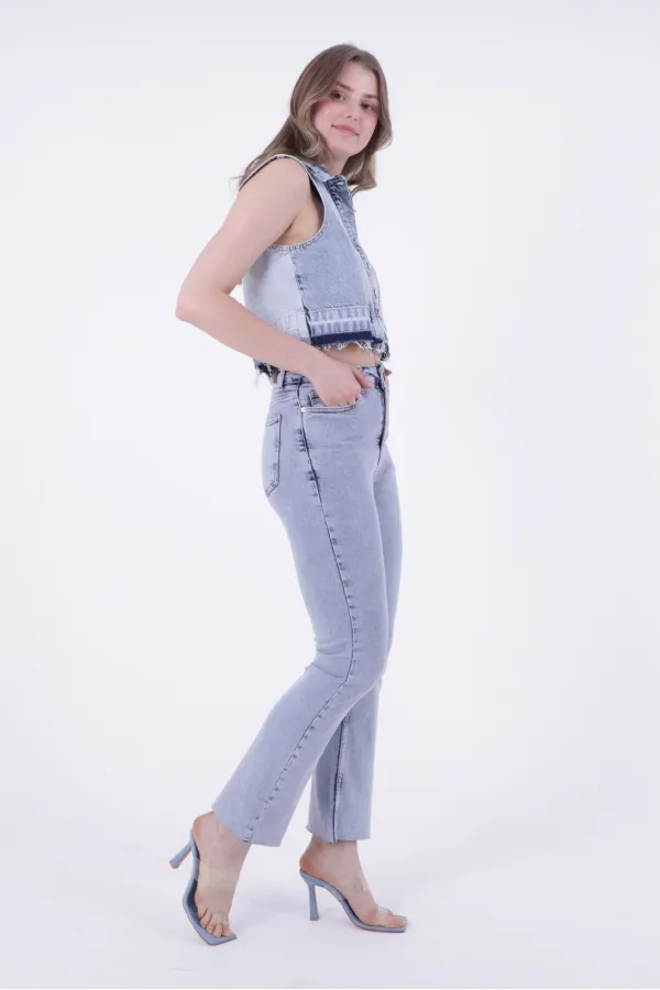 Mom Fit Kot Pantolon 1706-08-(28-33)