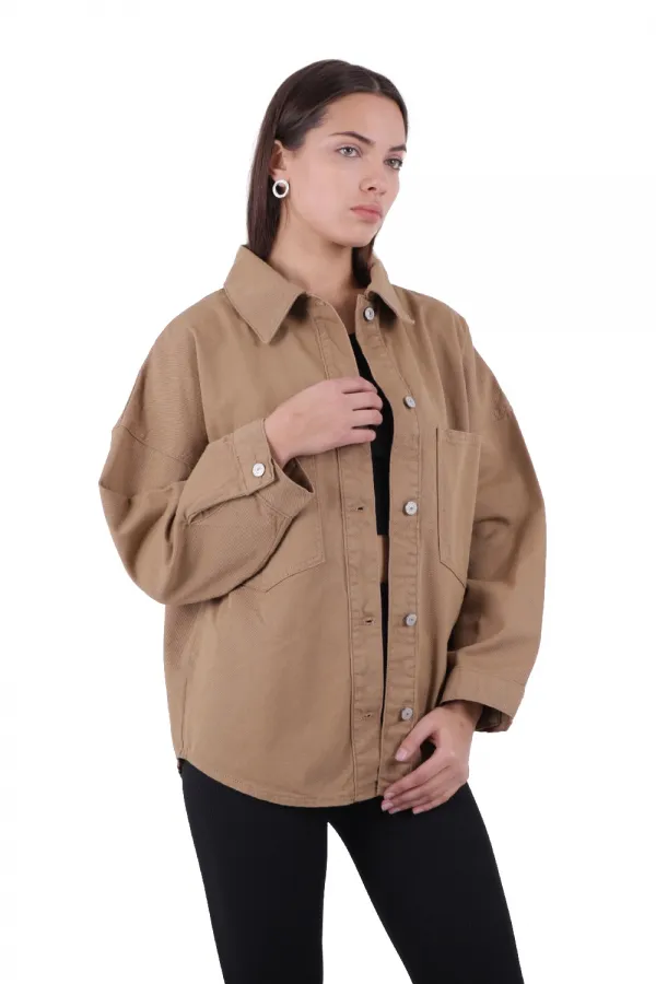 Oversize Kot Gömlek 664-66-(STD-4) Oversize Kot Gömlek 664-66-(STD-4)