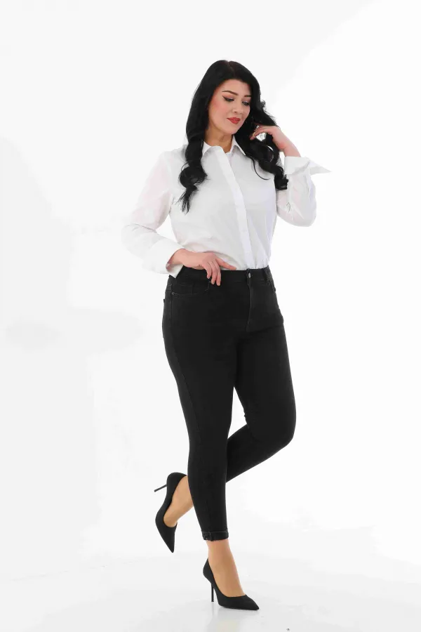 Duble Paça Kot Pantolon  520-03-(48-58)