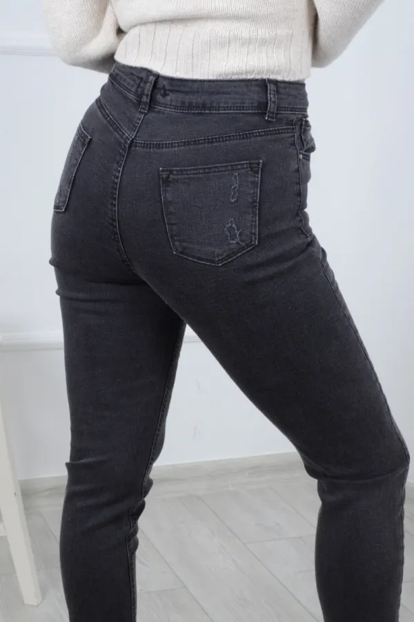 Paçası Mom Fit Kot Pantolon 884-23-(26-31) Paçası Mom Fit Kot Pantolon 884-23-(26-31)
