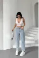 Bleu clair Snow Wash