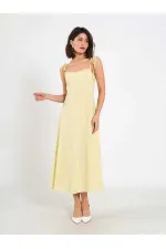 111554 Ruffled Voile Midi Dress