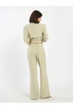 Pantalon à ceinture droite 031663