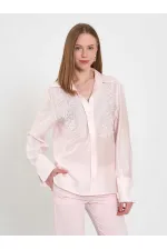 080820 Tencel Shirt with Lace Details