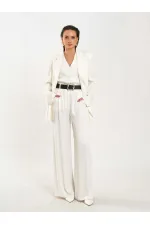 131055 Tek Düğme Oversize Ceket