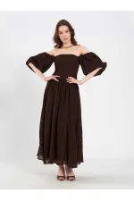 111736 Balloon Sleeve Cotton Dress 111736 Balloon Sleeve Cotton Dress
