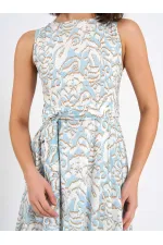 Robe 111537 avec boucle métallique au dos