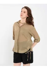 080825 Cotton Shirt with Hem 080825 Cotton Shirt with Hem