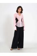 Chemise à détails en dentelle 080812