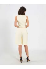 010876 Tek Pileli Bermuda