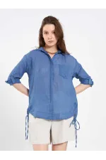 080825 Cotton Shirt with Hem 080825 Cotton Shirt with Hem