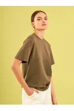 050733 Crew Neck Oversize T-Shirt