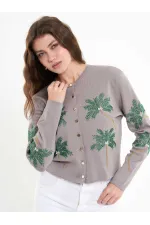 150525 Palmiye Boncuklu Hırka