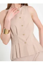 120746 Stella Waist-Fitted Vest