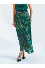 041110 Zincir Kemerli Piliseli Etek